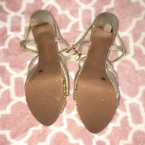 Gianni Bini Gold Heels - Picture 3 of 5